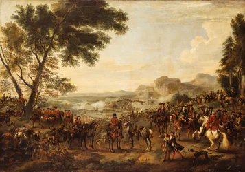 Le Roi Guillaume III et ses Troupes se Préparant pour une Bataille