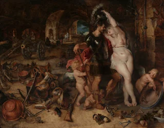 Le Retour de la guerre : Mars désarmé par Vénus, c.1610-2