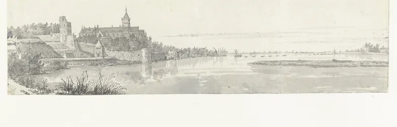 Vue de Nimègue et de la Waal