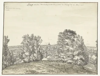 Vue de Sterrenberg sur Clèves