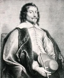 Nicolas Lanier (né en 1588) gravé par Lucas Vostermans