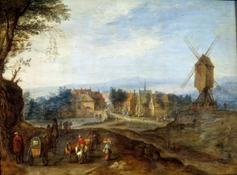 Paysage au moulin