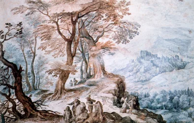 Passage à travers le paysage, c1588-1625