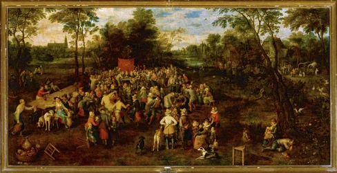 Banquet de mariage ... (peinture sur toile)