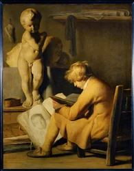 Jeune peintre - Young painter …