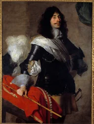 Portrait du petit-fils de Pierre Corneille en uniforme de capitaine des chevau-légers