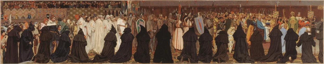 Les funérailles de Charles le Bon, à Bruges, le 22 avril 1127