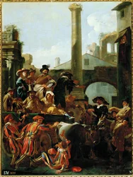 Carnaval romain (peinture sur toile)