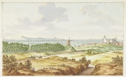 Vue de Clèves depuis le Galgenberg