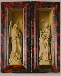 Annonciation (peinture sur bois)