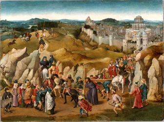 Le chemin du Calvaire, vers 1505-1510