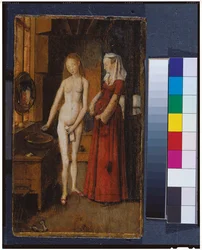 Femme à sa toilette
