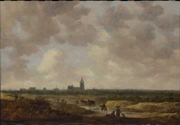 Vue de La Haye depuis le nord-ouest