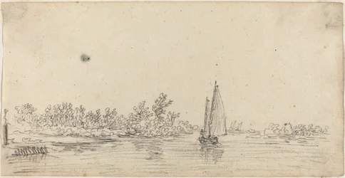 Voilier sur un estuaire