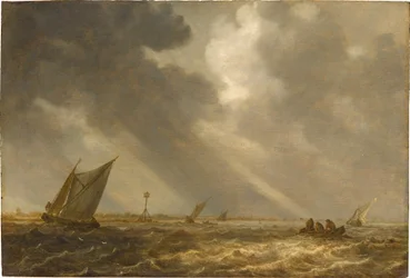 Tempête sur le lac de Haarlem