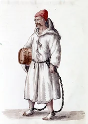 Câble galérien. 17 - 18e siècle. Dessin à l