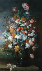 Fleurs, Études avec des Iris, 1682