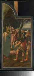 Triptyque avec scènes de la vie de saint Jean-Baptiste, panneau gauche