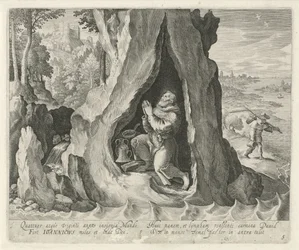 Saint Johannicius de Bithynie en ermite