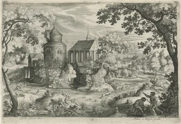 Chasse au cerf près d