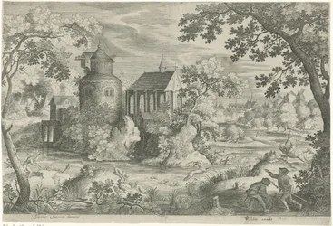Chasse au cerf près d