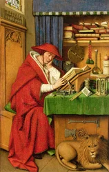 Saint Jérôme dans son étude