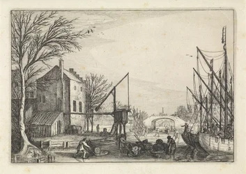 Personnages sur la glace près d
