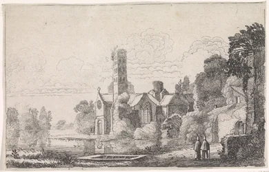 Deux moines près d