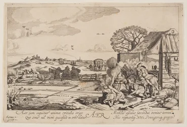 Air (avec vue sur Haarlem), tiré des Quatre éléments