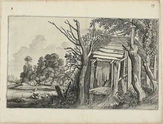Hutte délabrée, planche 4 de Landscapes