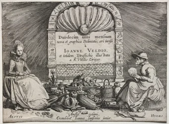 Les Douze Mois : Page de Titre