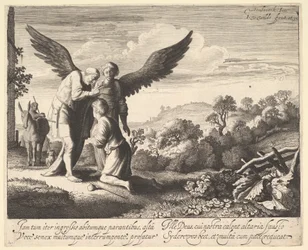 Tobie béni par Tobit aveugle, 1620-41
