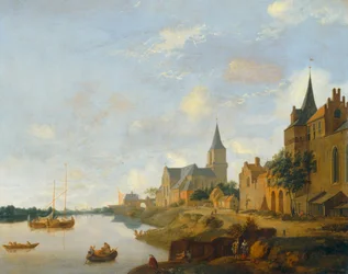 Le Rhin à Emmerich avec l