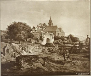 Dutch : Monastère dans un paysage Monastère dans un paysage