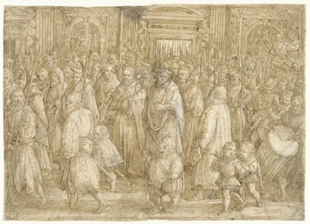 Retour du grand-duc Cosme Ier de Toscane à son palais