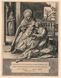 Sainte Anne, la Vierge et l