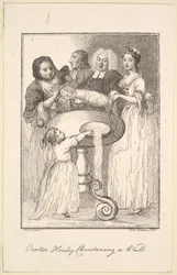 Orateur Henley baptisant un enfant, 1794