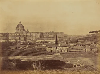 Saint Pierre vu du haut des sablières, Rome