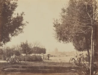 Saint Peters depuis le Pincian, Rome