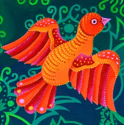 Oiseau orange