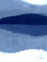 Abstrait avec les îles San Juan, c.2021