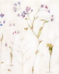 Faintly Lightly Phlox and Carnation, c. 2018 (aquarelle sur papier)