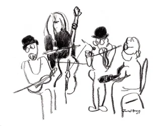 Musiciens au Festival victorien, vers 2021