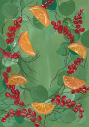 Couronne festive d