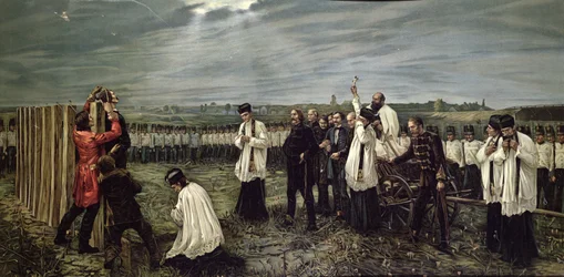 Exécution des officiers hongrois par les Autrichiens à Arad, Hongrie le 6 octobre 1849, 1893