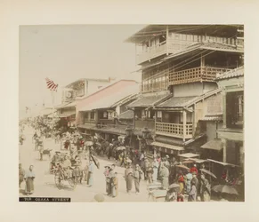 Une rue à Osaka, Japon