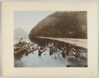 Pêche au cormoran sur la rivière Nagara, préfecture de Gifu, Japon