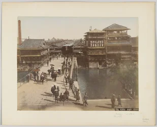 Yebisu Bashi, Osaka, Japon, vers 1890