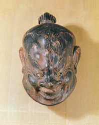 Masque Gigaku, période Nara (645-794)