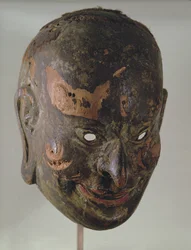 Tête de Deva, période Nara (710-794)